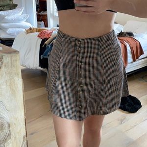 Plaid mini skirt - sooo soft and adorable! 🐈‍⬛